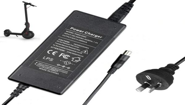 Adattatore caricabatterie scooter elettrico più economico per Xiaomi Mijia M365 Ninebot ES1 ES2 ES4 Nero EUUS Plug3733304