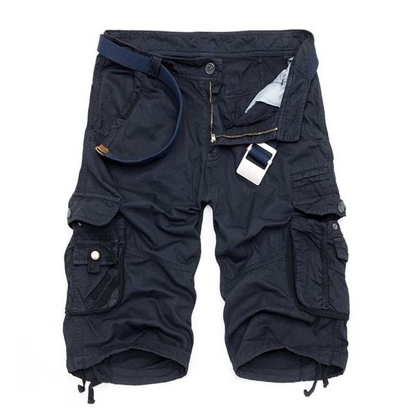 Whole-Fifth kurze Herren-Baumwolle, Sommer, neue lässige Mode, Multi-Pocket-Camouflage-Shorts, 29–40, ohne 248j