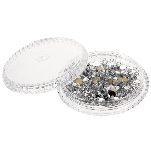 Cílios postiços 1 conjunto de gemas de olho rosto strass maquiagem jóias elegantes para olhos