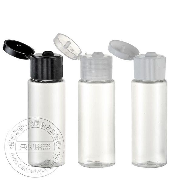 Contenitore per trucco piccolo vuoto da 20 ml Bottiglie di plastica Flip Top Bottiglie di campioni di piccola dimensione Flacone da viaggio Contenitore per liquidi 100 pz/lotto Qnlqs