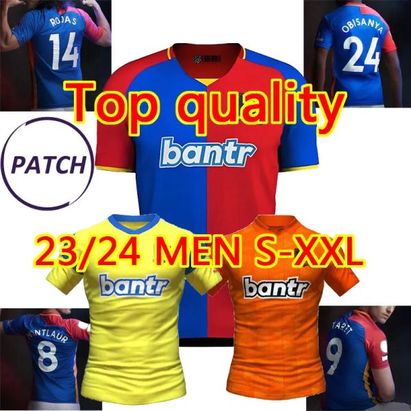 2023 2024 Jerseys de futebol fãs versão 23 24 temporada casa fora terceiro treinamento futebol mens camisa laranja azul vermelho amarelo kent tartt rojas mlses