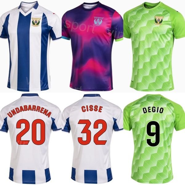 23/24 Soccer Leganes Jersey Club 10 Raba 19 Garcia 15 Franquesa 24 Chicco 6 Gonzalez 2 NYOM 17 Neyou 8 Perea 20 UNDABARRAN CISSE FUTEBOLET KITS KITS Custom