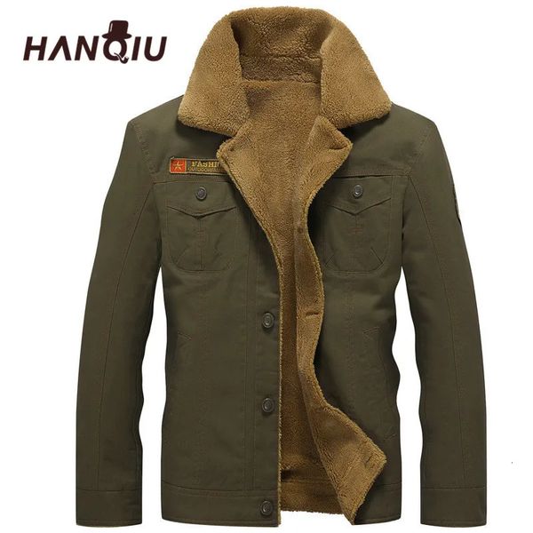 Men's Jackets Winter Bomber Jacket Men Air Force Pilot MA1 Jacket Warm Male fur collar Mens Army Tactical Fleece Jackets Drop 231026