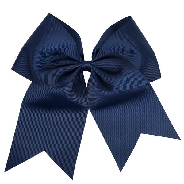 Cheerleading Mädchen 7 Zoll Cheer Haarschleifen Elastische Haarbänder Solide Ripsband Schwanzhalter Für Kinder Kopfbedeckungen Zubehör 231025