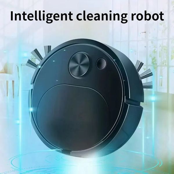 Vácuos Smart Varrendo Robô Limpeza Sucção Esfregar 3 em 1 Automático Doméstico Recarregável Mini Aspirador de Pó 231026