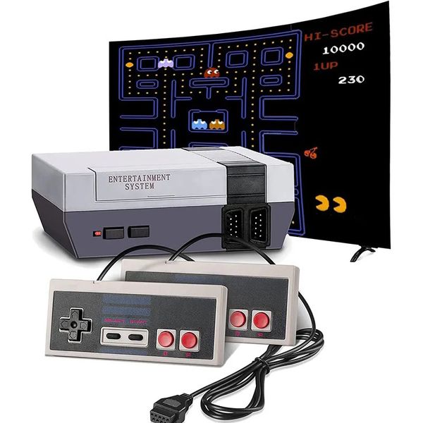 Controladores de jogo Joysticks Retro Game Console Classic Mini Video Game System Built-in 620 Games 8-Bit FC Nes TV Console para adultos e crianças 231025