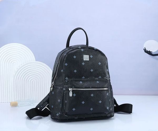 Unisex Backpack Laptop Bag Tote Bag Leather Large Capacity Travel Handbag Classic MC Letter Shoulder Bag School Backpack Outdoors Backpack Style