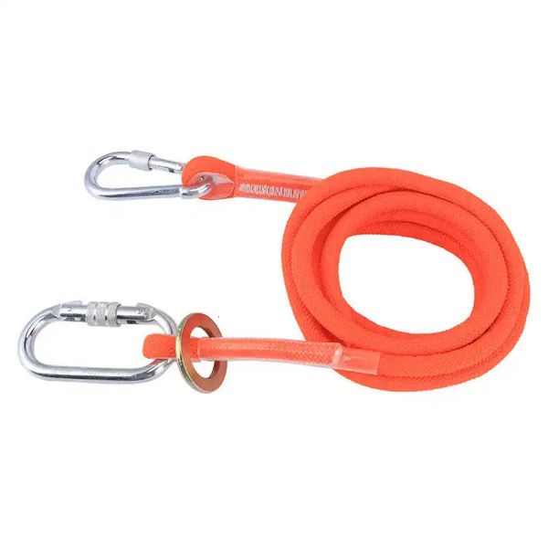 Corde da arrampicata 1,6 / 3 m Corda di sicurezza a doppia faccia Corda per imbracatura per lavori in altezza Cintura di sicurezza per esterni Cintura di protezione per elettricisti Fibbia piccola 231025