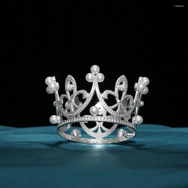 Haarspangen ROSABELLA Europäische und amerikanische Kinder Kristallkronen Tiaras Zirkonia Kopfschmuck Braut Stirnband Hochzeit Kopfschmuck