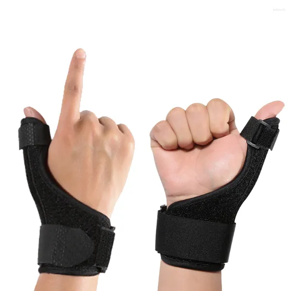 Handgelenkstütze, 2 Stück, Sport, Daumen, Hand, verstellbar, Fingerhalter, Schutzklammer, Schutzhülle, Verletzungen, gebrochene Finger, Schutz