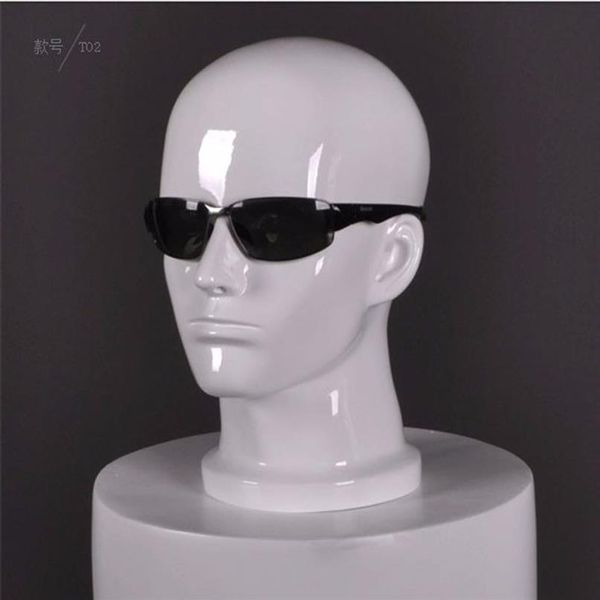Modello di testa di manichino da uomo con testa di manichino maschile alla moda di alta qualità per display a 240o