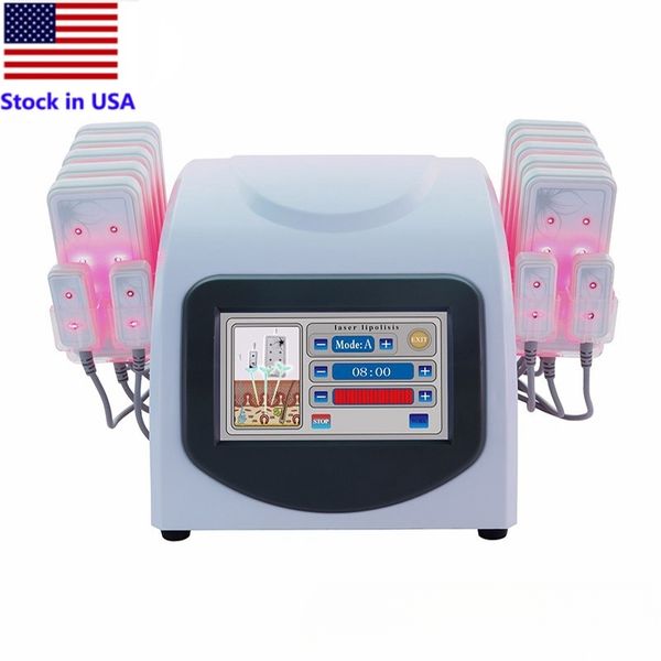 Mais novo Lipolaser Body Slimming Celulite Laser Slim 14pads Lipo Lipolysis 650nm lipo máquina de emagrecimento a laser à venda