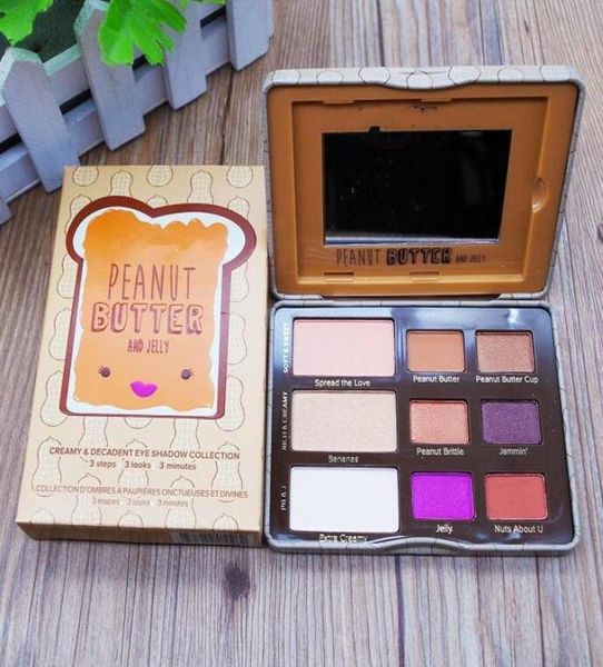 Make-up-Lidschatten der Marke Maquillage, 9-Farben-Lidschatten-Palette, cremige, dekadente Kollektion von PEANVUT BUTTER UND JELLY auf Lager9573537114831