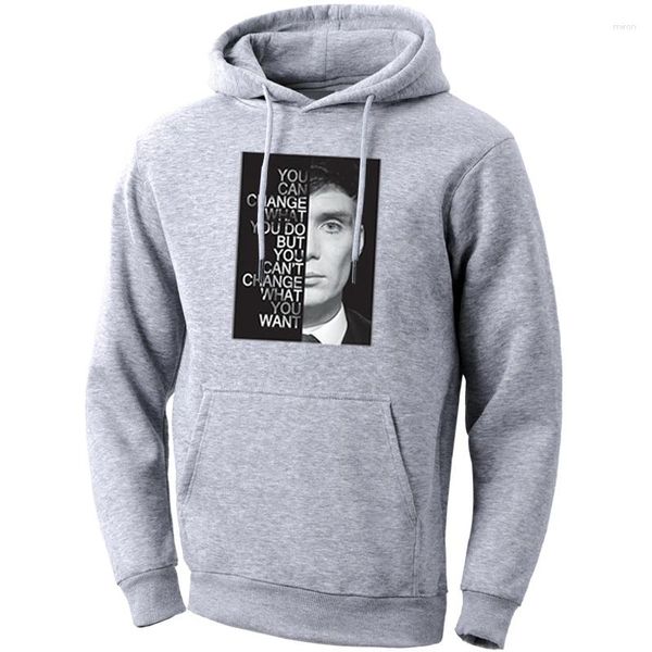 Hoodies masculinos peaky blinders programa de tv moletom com capuz jumpers outono pulôveres bolso roupas moletom oversize moda coreana