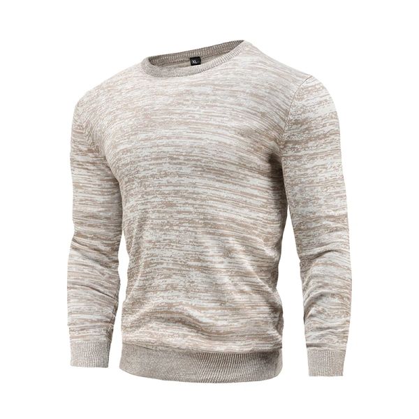 2021 neue Baumwolle Pullover Oansatz männer Pullover Mode Einfarbig Hohe Qualität Winter Schlank Pullover Männer Navy