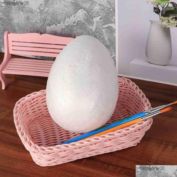 Decorazioni natalizie Uovo Uova di Pasqua Artigianato Artigianato bianco Decorazione Fai da te fatto a mano Ornamenti per la pittura domestica Grande mini kit di ornamenti Polys Dhepw