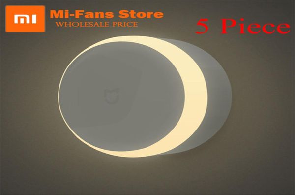 Original xiaomi mijia led corredor luz da noite infravermelho controle remoto corpo sensor de movimento smar casa noite lâmpada magnética smart9608426