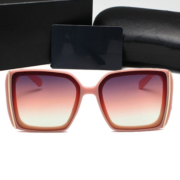 66J12 Женские дизайнерские солнцезащитные очки Солнцезащитные очки для женщин Большие квадратные широкие солнцезащитные очки большого размера Черные темные линзы Солнцезащитные очки Ретро очки с коробкой
