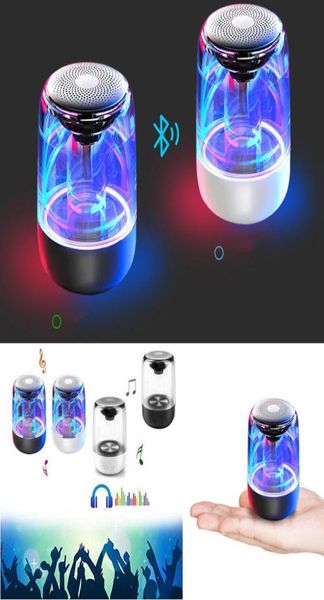 Altoparlanti portatili Bluetooth 50 Altoparlanti Bluetooth di cristallo Luci LED RGB Suono Altoparlante stereo wireless C7 TWS Altoparlante stereo 6D lo6285317