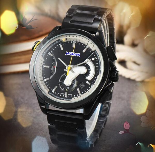 Men Watch Quartz Automatic Movement Ceramic Bezel Sapphire Glass Clock Black Blue Luminous Stainless Steel Band Wristwatch Gifts
