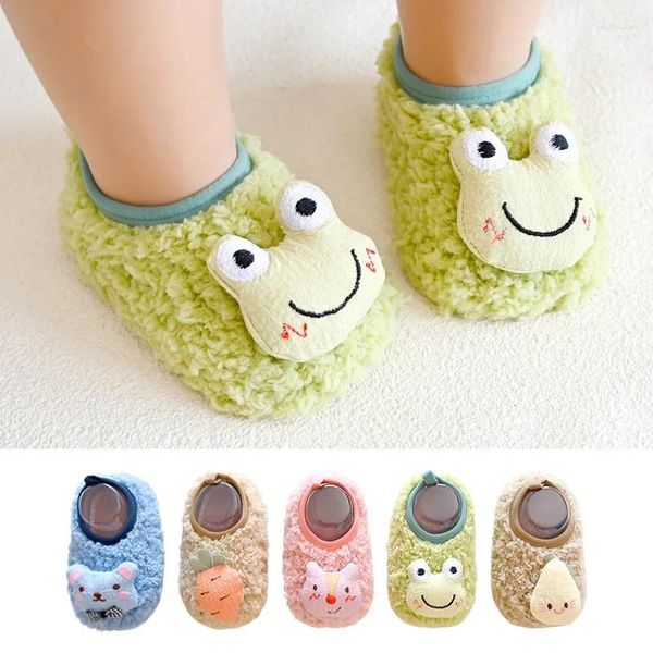 First Walkers Born Baby Schuhe Mode Cartoon Tier Mädchen Jungen Anti-Rutsch-Socken Slipper Weiche Bequeme Lässige Kleinkind Krippe Stiefel