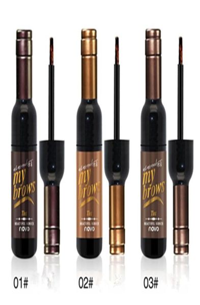 DropNew Eye Brow Make -up 3d schälen Sie die Augenbrauengel wasserdichte Marke Langlebige natürliche Augenbrauen Tattoo Mascara Cosmetic2148494