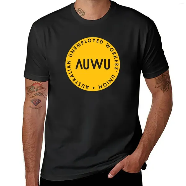 Regatas masculinas o clássico auwu dot logo camiseta anime roupas personalizadas camisetas camisa gráfica preto