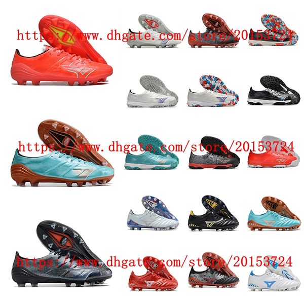 Scarpe da calcio FG Cleats sneakers sportive Scarpe da calcio outdoor da uomo alla caviglia alta Rosse