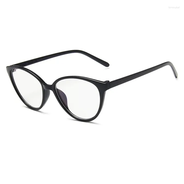 Montature per occhiali da sole Montature per occhiali vintage Cat Eye Montature per occhiali da donna Lenti trasparenti ottiche Occhiali anti luce blu