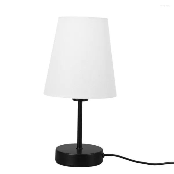 Luci notturne Porta USB Lampada da tavolo minimalista Touch Control Piccola scrivania con base mentale per camera da letto Soggiorno Dormitorio Home Office