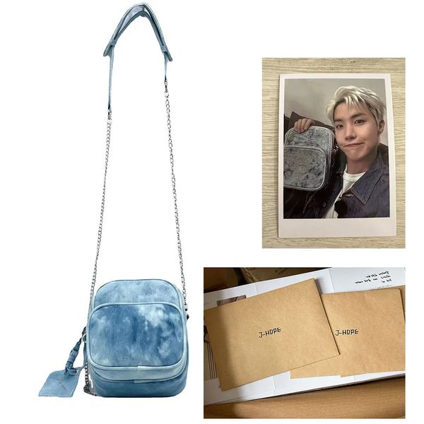 Taillentaschen Kpop Bangtan Boys KÜNSTLERTASCHE J Hope Denim Jeans Taschen Treffen Sie die seitliche und seitliche Minitasche Damen Mädchen Umhängetasche 231026