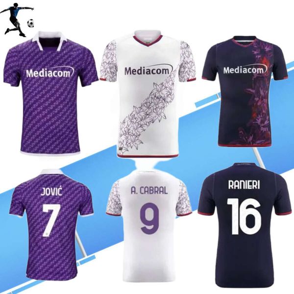 2023/24 Fiorentinas BELTRAN Fußballtrikots 2024 NZOLA BIRAGHI MILENKOVIC JOVIC Fußballtrikot Herren SAPONARA CASTROVILLI J. IKONE