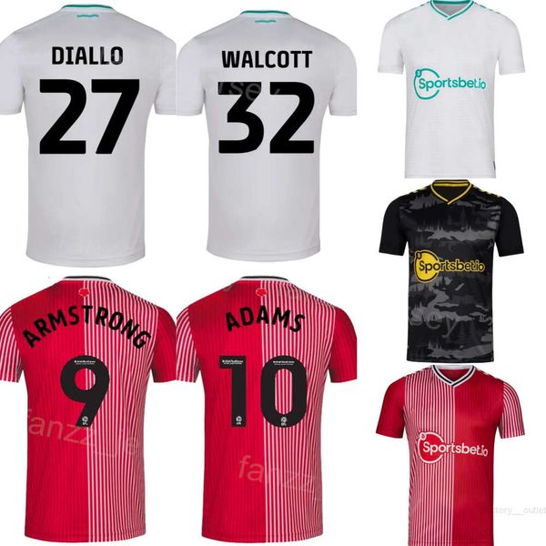 23-24 Club Team 17 ARMSTRONG Camisas de futebol 35 BEDNAREK 16 SMALLBONE 31 BAZUNU 2 WALKER-PETERS MANNING CHARLES ARMSTRONG ADAMS EDOZIE Camisa de futebol Kits NanAnPuDun