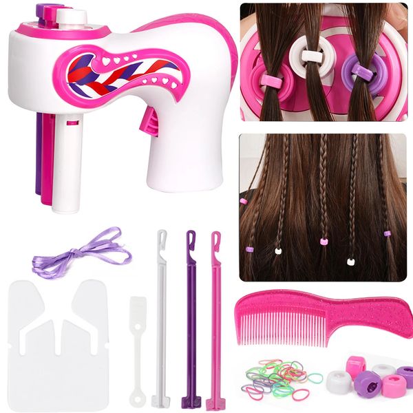 Trenzadoras Máquina automática para tejer el cabello DIY Herramientas para trenzas Rollo torcido Navidad 231025