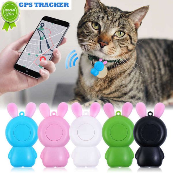 Nuovo Mini Localizzatore GPS per Gatti Dispositivo di localizzazione per animali domestici Dispositivo di localizzazione anti-smarrimento Bluetooth senza fili Localizzatore di chiavi per auto Accessori