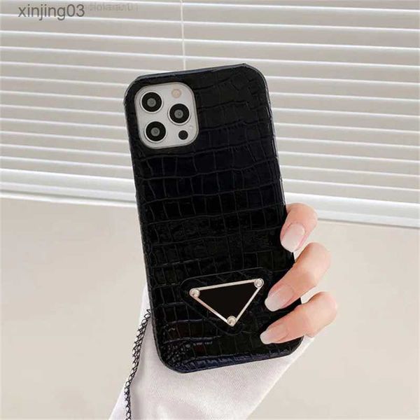 Designer-Luxus-Leder-Handyhüllen für iPhone 13 12 11 Pro Max Xs Xr Xsmax 7 8 Plus Fashion Classic Deluxe Cover Case Hohe Qualität