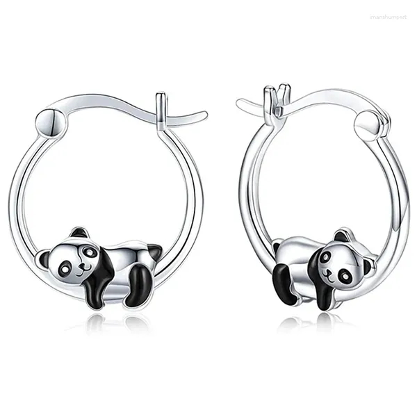 Creolen 2023 niedliches Panda-Tier für Frauen, Mädchen, Geschenk, Ohr, Hochzeit, Schmuck, Accessoires, Mode