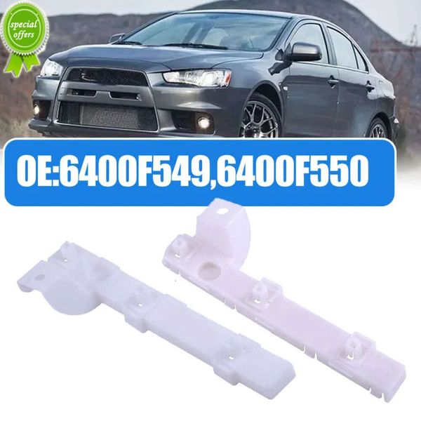 Yeni araba ön sol sağ tampon braketi otomatik tampon ızgara braketi beyaz araba aksesuarları Mitsubishi Lancer için EVO 2008-2017 hariç