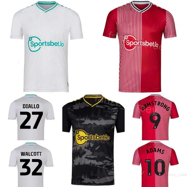 2023–24 Vereinsmannschaftsfußball 22 Carlos Alcaraz-Trikots 3 Ryan Manning 17 Stuart Armstrong 9 Adam Armstrong 10 Che Adams 7 Joe Aribo Fußballtrikot-Kits Uniform NanAnPuDun