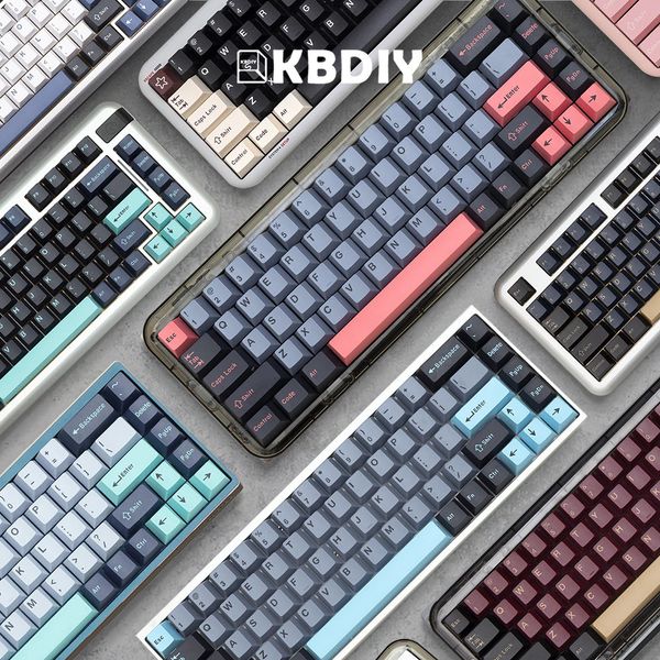 Клавиатуры KBDiy GMK Keycap Clone Arctic Red Samurai 8008 WOB Rome Circus Cherry Profile MX Double S ABS Колпачки для клавиатуры Mechanicla 231025