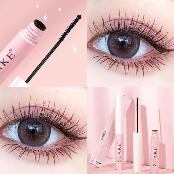 Mascara Ultrafine Curl Spessore Allungamento Ciglia Impermeabile Non sbavature Marrone Naturale Curling Fine Pennello Trucco 231027