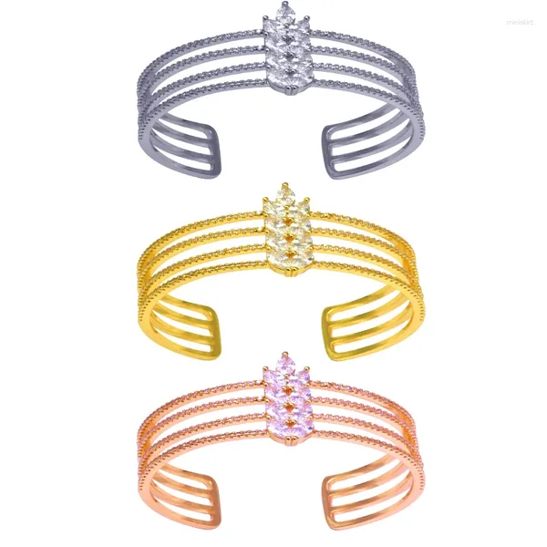 Pulseira pulseiras acessórios femininos mão manguito pulseiras de cobre metal jóias de casamento para meninas amigos casal feminino