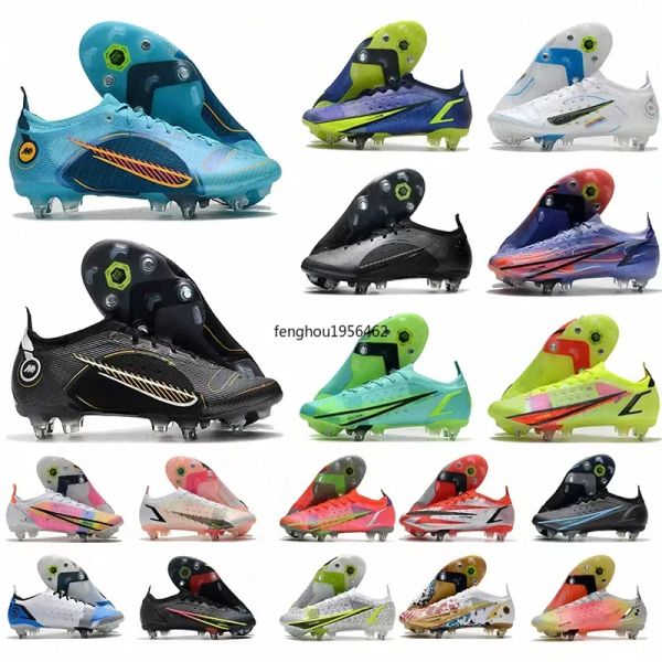 Fußballschuhe Fußballschuhe Anti-Clog-Stollen Outdoor Cr7 Mercurial Vapores 14 Xiv Elite SG Pro 8 Viii Cr110 Neymar Acc Stollen Größe US6,5-11