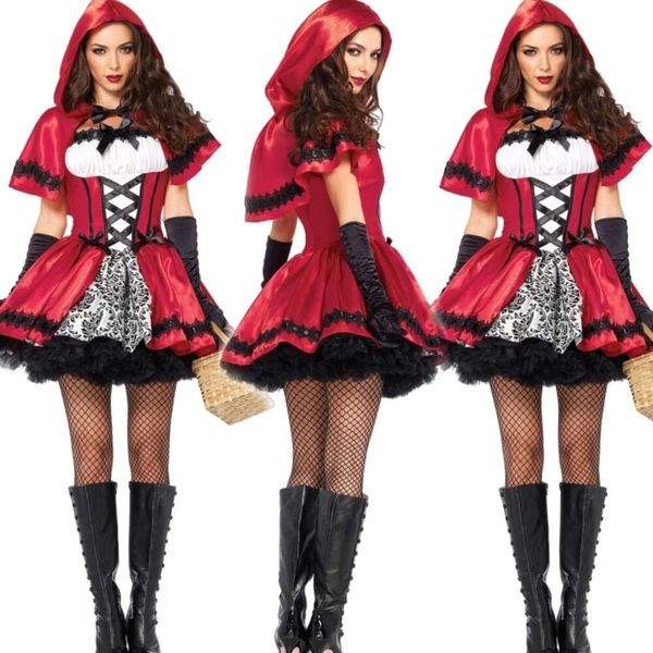 Halloween-Kostüme, Cosplay-Kostüm, Halloween-Kostüm, Rotkäppchen, sexy Königin, Prinzessin, UNIFORM, Rollenspiel-Uniform