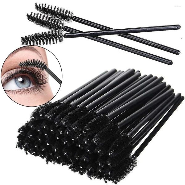 Pennelli per trucco 50 pz Usa e getta Ciglia Mascara Bacchette Pennello Sopracciglio Ciglia Applicatore cosmetico Spooler Strumenti per donne