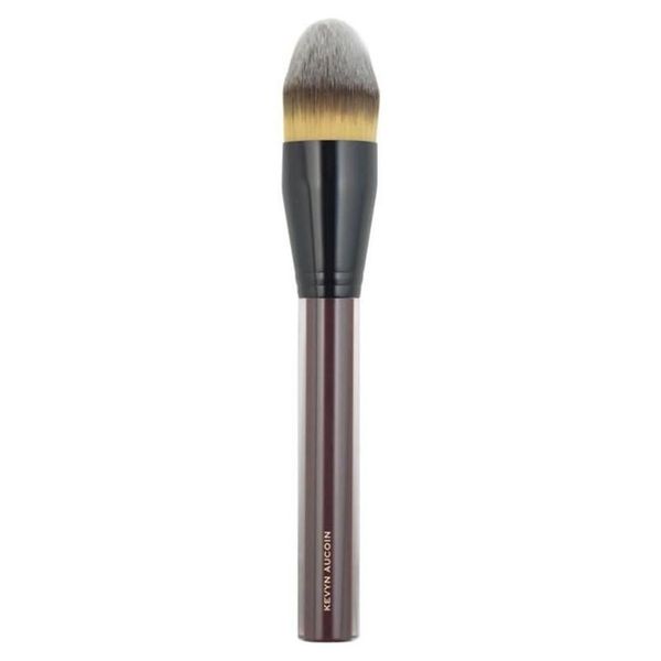 Pincéis de maquiagem Pincéis de maquiagem atacado Kevyn Aucoin Professional The Foundation Brush Make Up Concealer Contour Cream Kit Pinceis Maq Dheuk