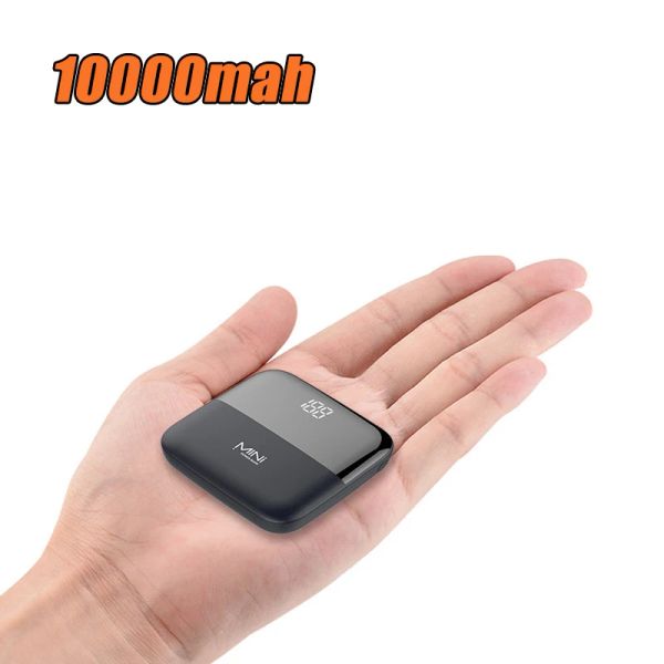 20000 mAh Mini Power Bank Dual USB Ausgang Powerbank für iPhone Xiaomi Huawei Samsung Tragbares externes Ladegerät Powerbank