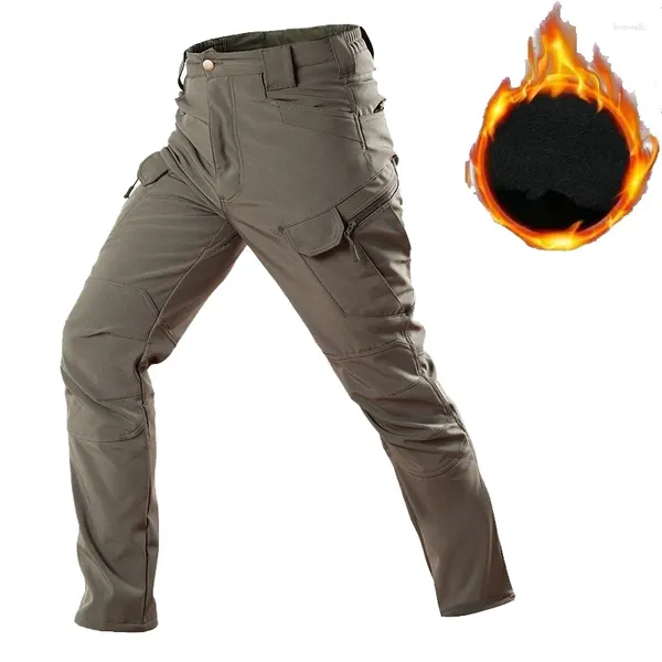 Pantaloni da corsa Abbigliamento invernale da bicicletta Pantaloni da ciclismo Pantaloni lunghi MTB da uomo Trekking Pantaloni da bici impermeabili Roupa Ciclista Masculino