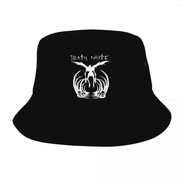 Berets Fashion Bucket Hat L und Kira Art Detch Love Note Bob Männer Frauen Baumwolle Fisherman Cap Death Sun