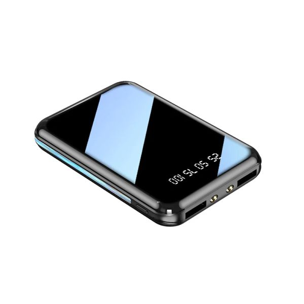 20000mah Power Bank Mirror Screen Powerbank Tragbares Ladegerät External Batterie für iPhone 14 12 Samsung S22 Xiaomi Poverbank 889 98B
